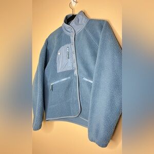 Inspired by Free People FP Movement Hit the Slopes Jacket in Indigo